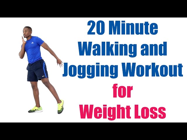 20 Minute Indoor Jogging Exercise to Lose Weight At Home 