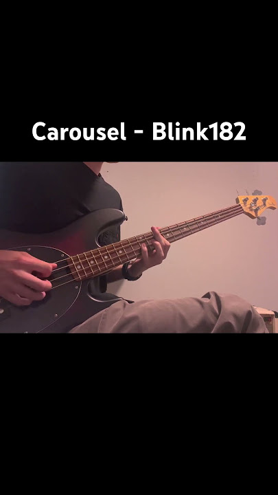 Carousel - Blink 182 #blink182guitar #bass #bassguitar #cover