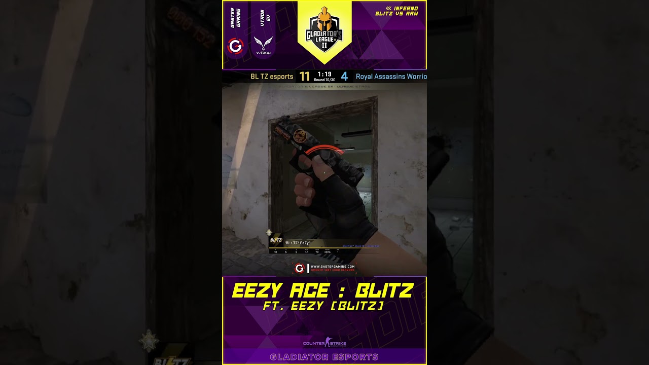 POV EEZY ACE AGAINST RAW | GLADIATOR'S LEAGUE S2