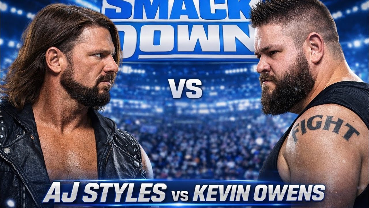WWE 2K25 : AJ Styles vs Kevin Owens | SmackDown