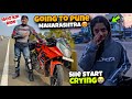 Pune Ride start ho gyi or 😍Sristy rone lag gyi😭💔 My first 1600km Ride😍