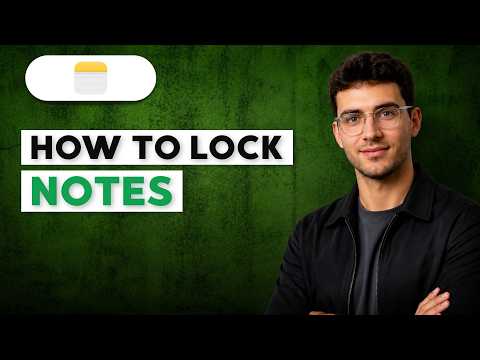 How to Lock My Apple Notes [2026 Full Guide]