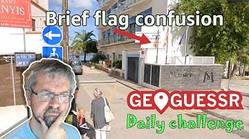 Geoguessr Daily Challenge - Brief flag confusion
