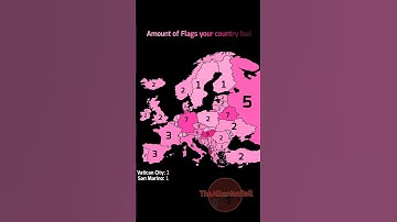 Amount of flags your country had #countries #mapchart #map #europe #sub #viral #cuntry #mapper #maps