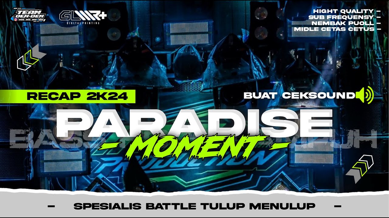 DJ RECAP PARADISE 2024 FULL BATTLE TRAP ANTI KETULUP • TEAM DEM DEM OFFICIAL