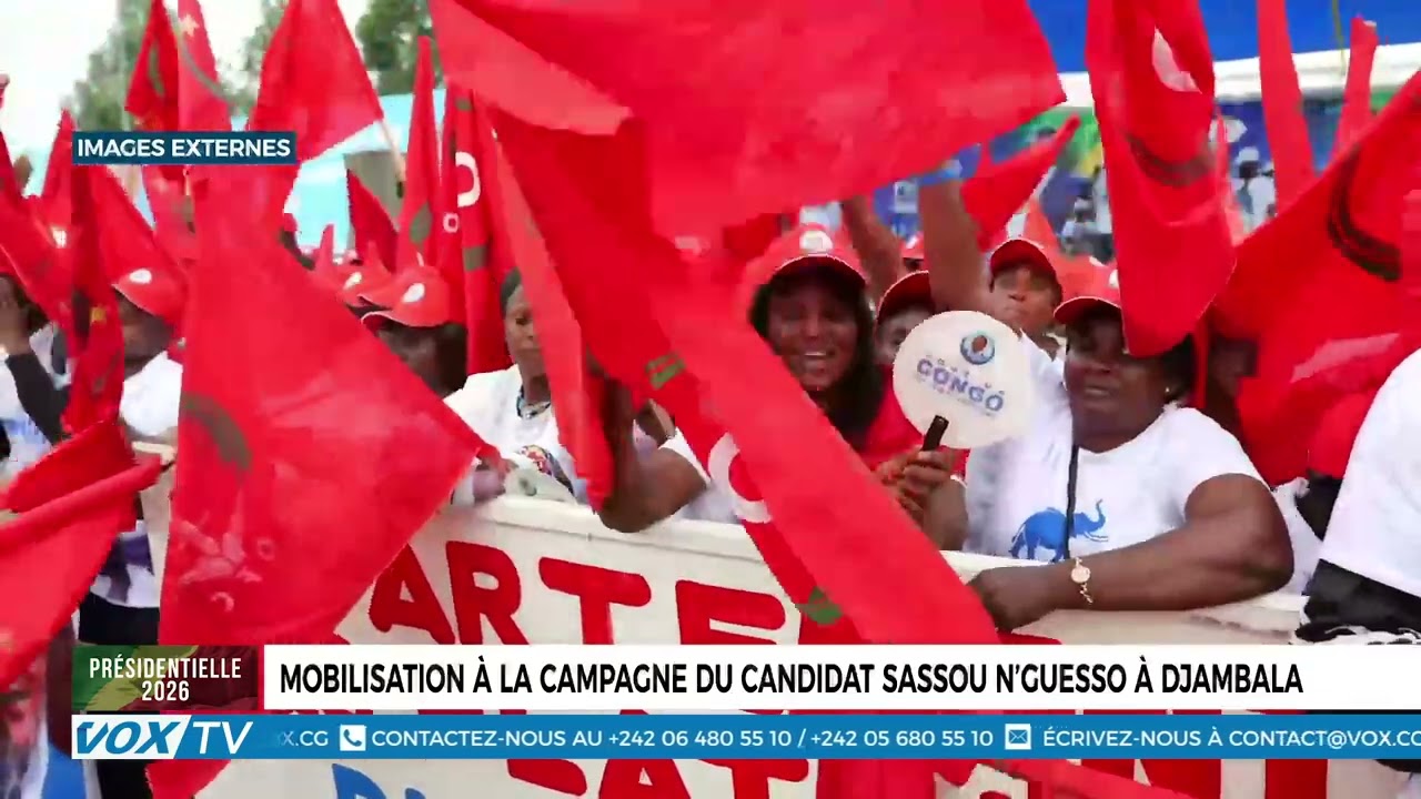 Mobilisation à la campagne du candidat Sassou N’Guesso à Djambala