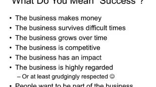 Secrets of Small Business Success