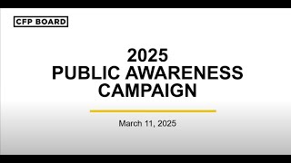 CFP Board's 2025 Public Awareness Campaign