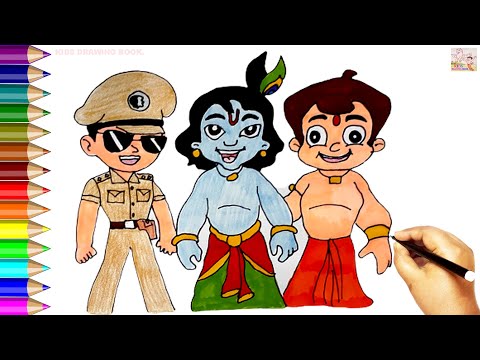 Chhota #Bheem #Kite #Flying #Festival #Drawing |#Sankranthi #Special  #Patang #Vootkids #NewEpisode | Drawing for kids, Easy drawings, Step by  step drawing