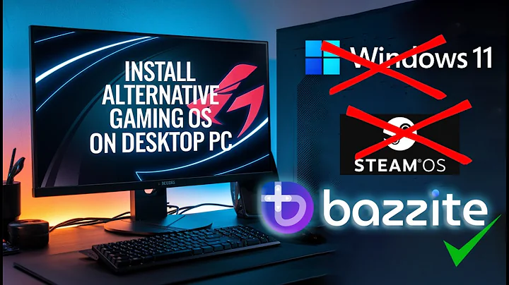 Installing Gaming OS on a Desktop PC -Bazzite Deck (Dual Boot)