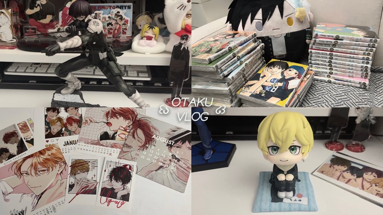 [오타쿠 브이로그] 도파민 중독자의 택배깡 모음 (｡◝‿◜｡) 호시나 코토부키야 피규어 | 블루록 쿠지 | 피규어 | 기븐 | 메루카리 직구 | 괴담출근