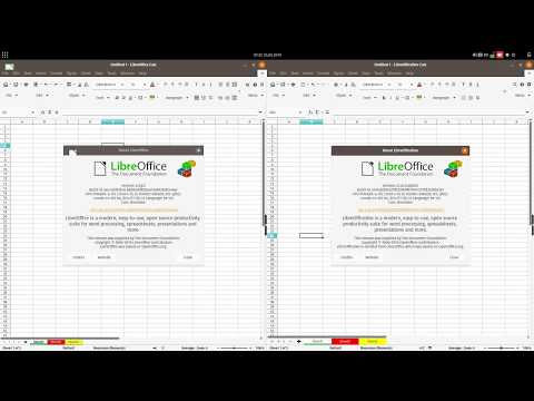Comparing LibreOffice Calc 6.2 with LibreOffice 6.3 Alpha1