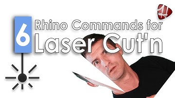 6 Commands for Laser Cutting Scale Models with Rhino 3D