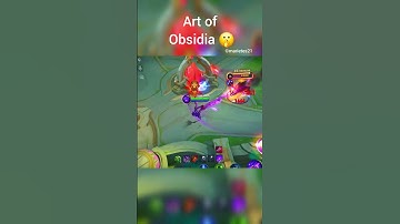 art of new hero obsidia💯🗿 #MOBA55Creator #MOBA55NEXT2025  #obsidiamlbb #mobilelegendsbangbang #mlbb