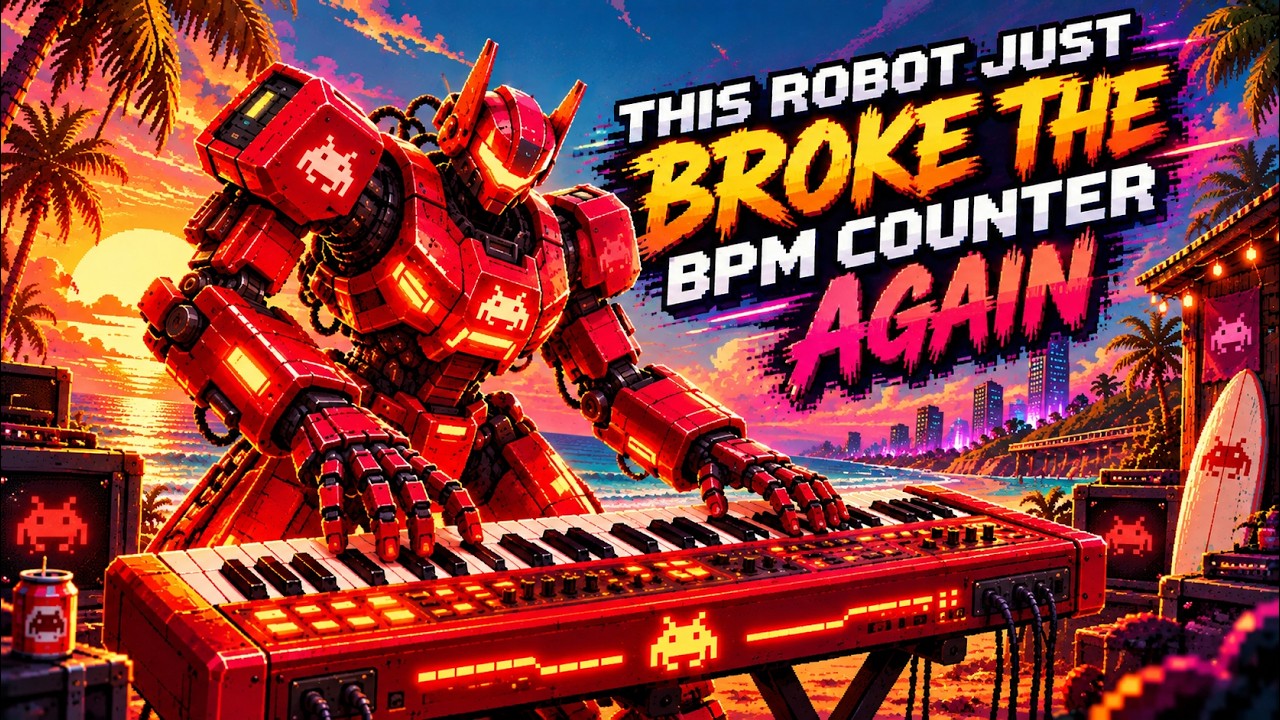 Смотреть «This Robot Just Broke the BPM Counter Again || Chiptune • 8-Bit • Synthwave» на YouTube Смотреть «This Robot Just Broke the BPM Counter Again || Chiptune • 8-Bit • Synthwave» на YouTube