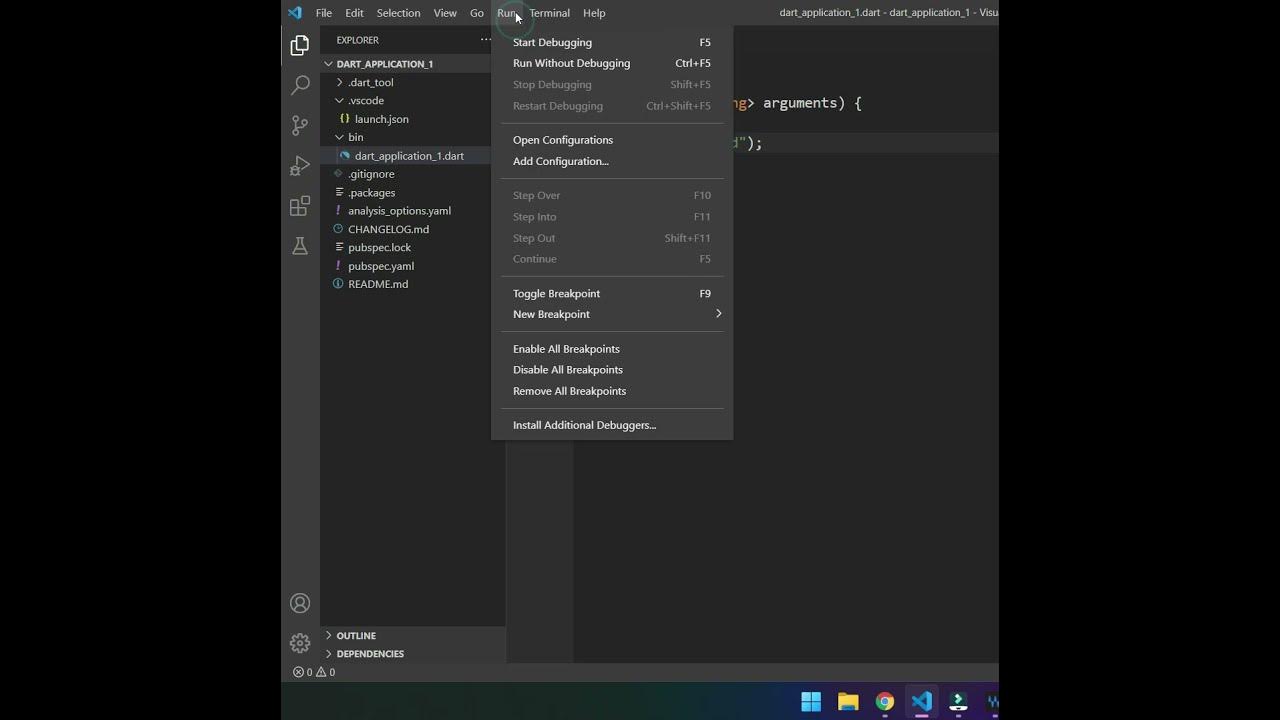 #1 Hello World in Dart | Dart for beginners - YouTube