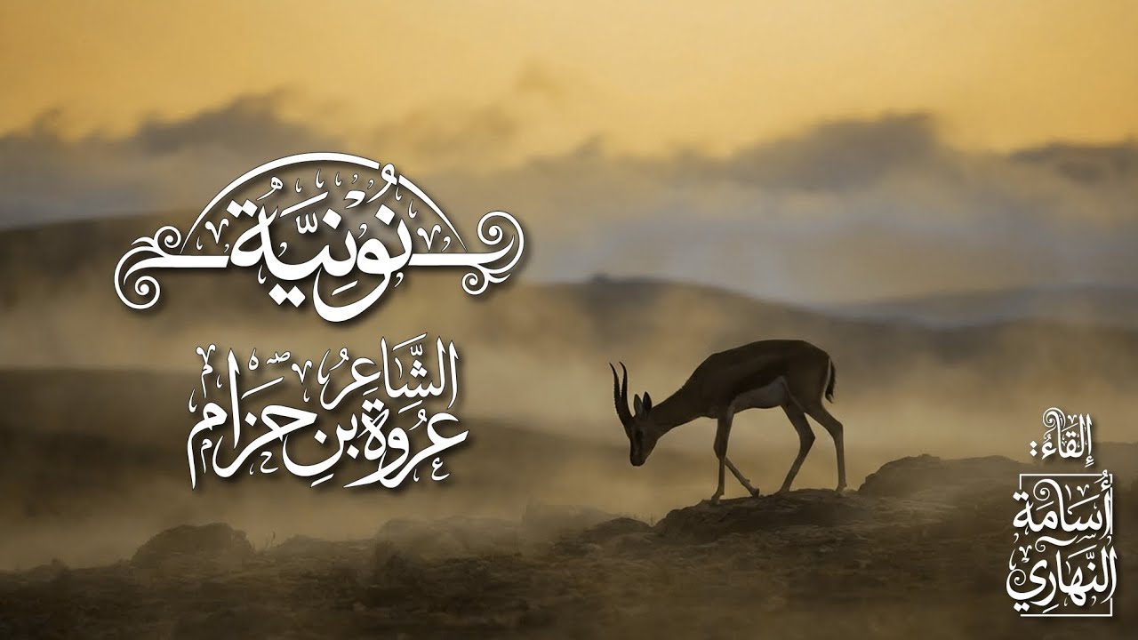 خليلي من عليا هلال بن عامرٍ | نونية عروة بن حزام| إلقاء: أسامة النهاري 