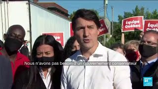 Le Canada aux urnes, l'avenir politique de Justin Trudeau en jeu • FRANCE 24