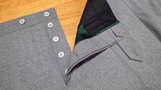 Thin Classical Button Fly. The Fullest Tutorial. Fused & Non-Fused Methods + Templates