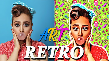 Retro Art Photoshop Action Tutorial