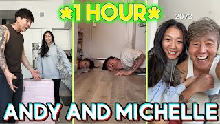 *1 Hour* Andy &amp; Michelle Tiktok Funny Videos - Newest @andy.and.michelle couple Tik Toks 2024