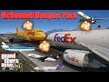 GTA V: McDonnell Douglas DC-10-30F Freighter Plane Best Extreme Longest Crash Compilation