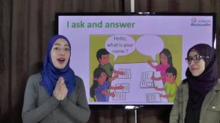 Pre-sequence: now, we have english. version english-arabe