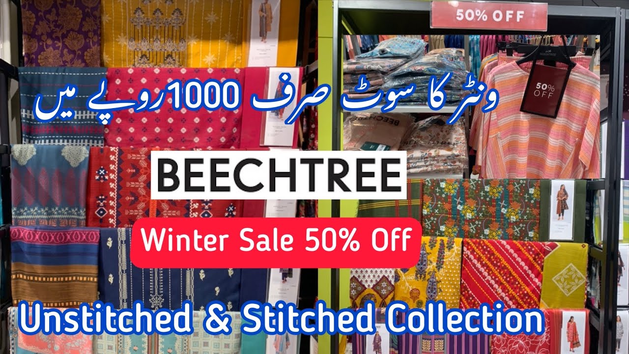Beechtree 50 % Off winter Sale 2021 || Unstitched & Stitched Collection -Store Visit