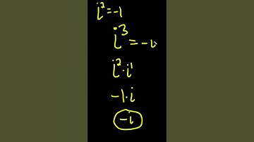 Evaluate i^3 Complex Numbers #shorts