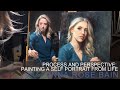 Process and perspective painting a self portrait from life with anna rose bain