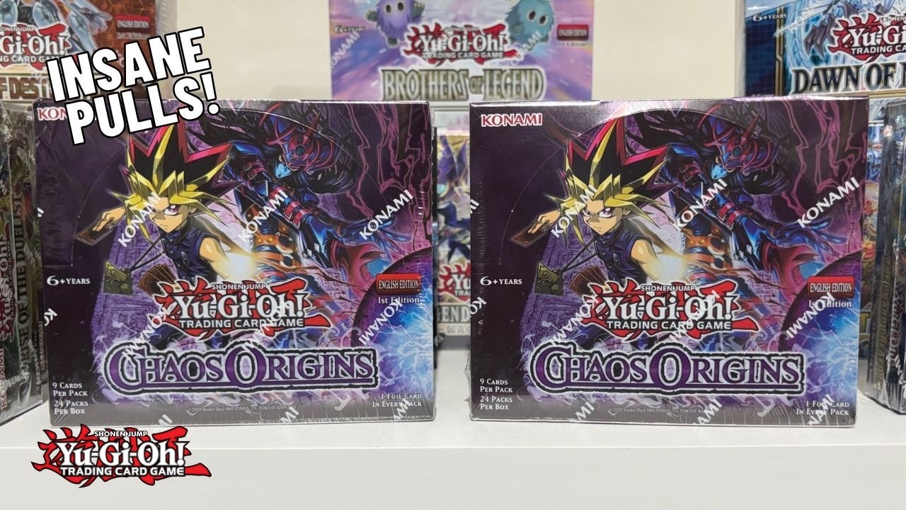 Opening Two Chaos Origins Yugioh Booster Boxes TCG - INSANE PULLS