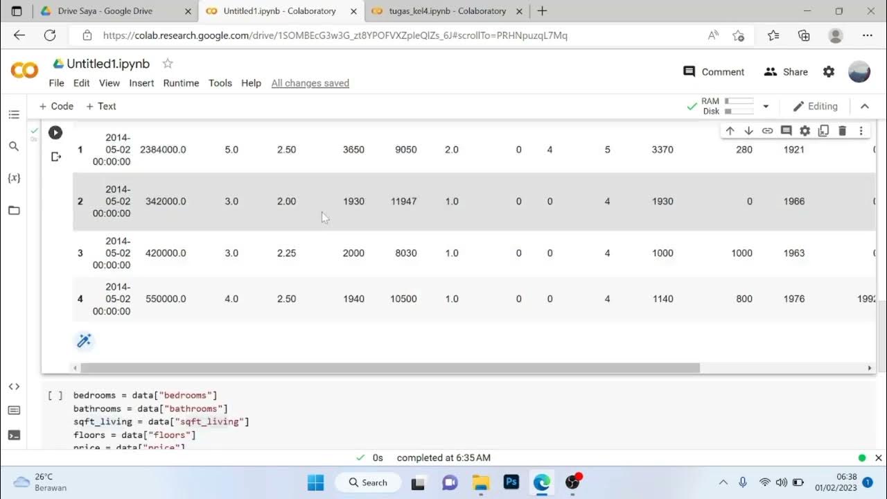 Artificial Neural Network menggunakan Google Colab - YouTube