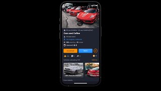 Create your car event on RoadStr app! screenshot 1