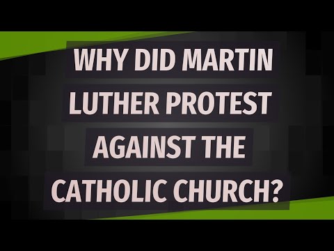 Video: Hvad havde Martin Luther imod den katolske kirke?