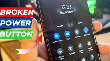 How To Lock Screen Without Power Button Samsung || Broken Power Button