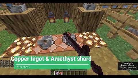 How to craft and use a spyglass in Minecraft 1.17 FirePlay | Easy Tutorial