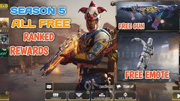 *Free* 🤩 Season 5 All Ranked rewards + Free Gunzo Character Free Dancing Emote Free Weapon Codm 2023