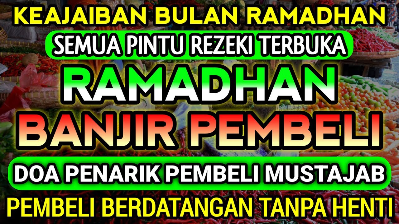 RAHASIA AYAT PELARIS DAGANGAN !!! | REZEKI MENGALIR DERAS, PEMBELI DATANG TANPA HENTI