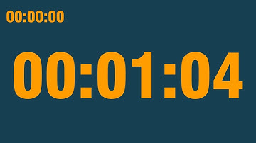 1 minute 4 second timer (with end alarm, time elapsed and progress bar)