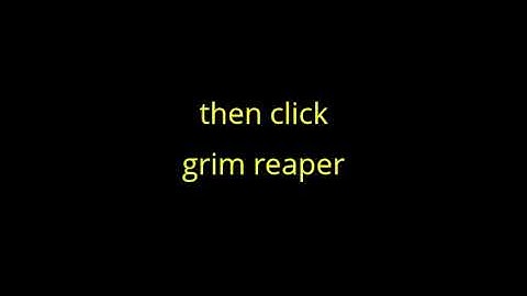 how to have grim reaper baby on sims3