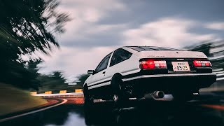 Initial D AE86 Tofu Delivery Run up Mt Akina!