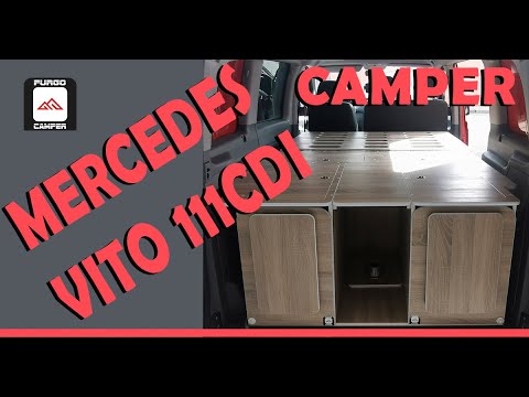 Maßgeschneiderte Wohnmobilmöbel für MERCEDES VITO 111CDI-FURGO WOHNMOBILE