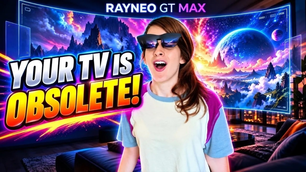This 267-Inch Screen Fits in My Pocket - RayNeo GT Max AR Glasses