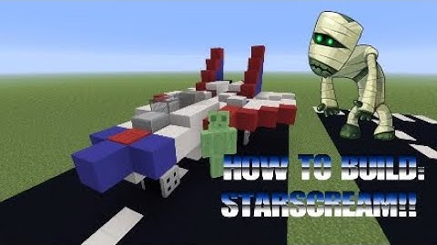 How to build Starscream from Transformers in Minecraft!!