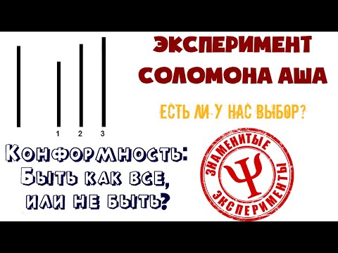 Видео: Где учил Соломон Аш?