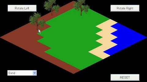 isometric map rotation
