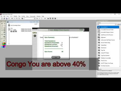 Como criar Teste usando Authorware || 7,0 authorware
