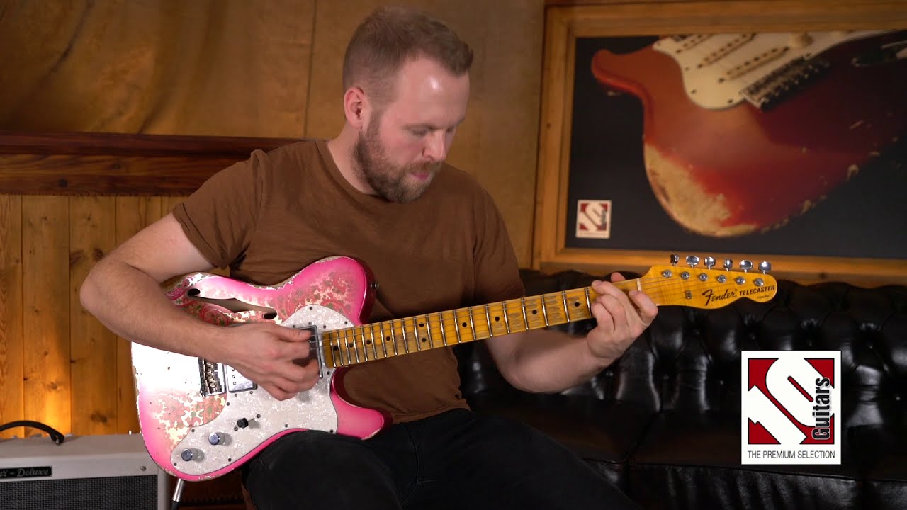 2020 Fender Telecaster Ltd 72 Heavy Relic Pink Paisley | Guitar Demo