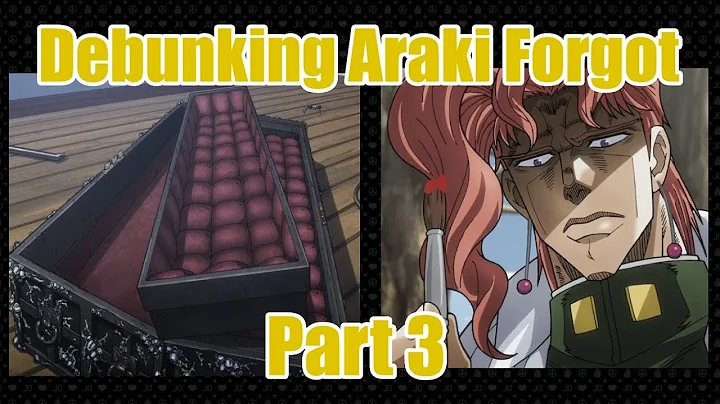 Debunking Araki Forgot: Part 3 - Stardust Crusaders