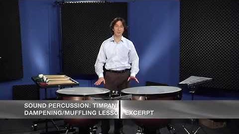 Sound Percussion: Timpani Dampening/Muffling Lesson Excerpt